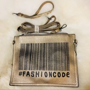 Gold & Black FASHION CODE  Versatile Purse